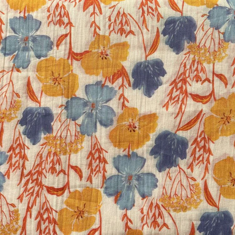 100綿織物プリントファブリック